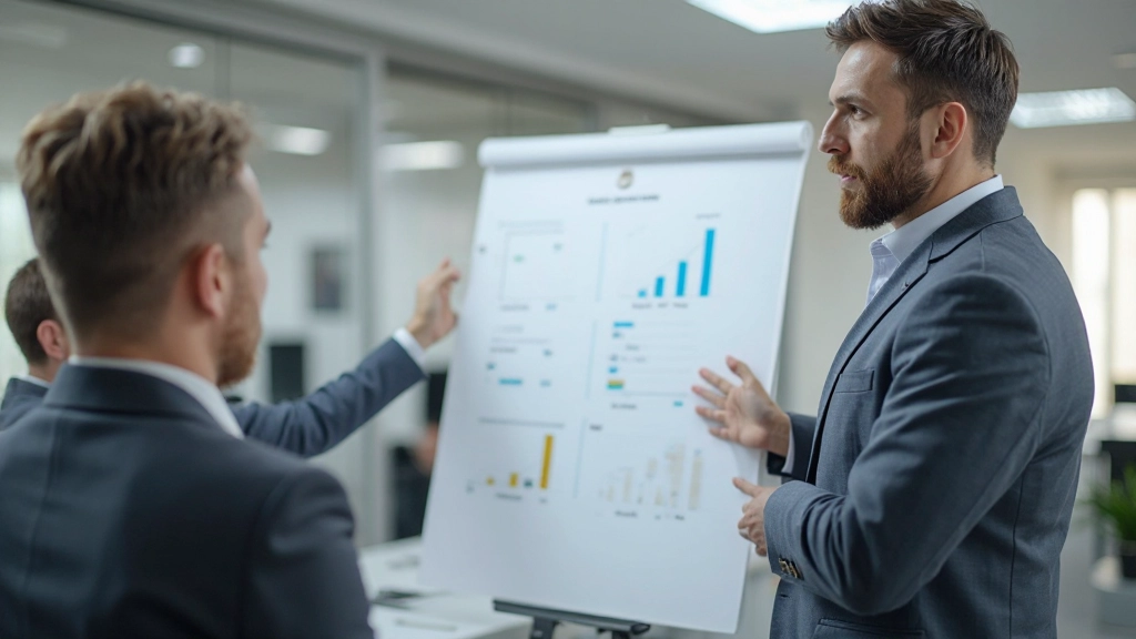 Detailed diagram showing five-stage sales pipeline from prospect to customer with conversion metrics